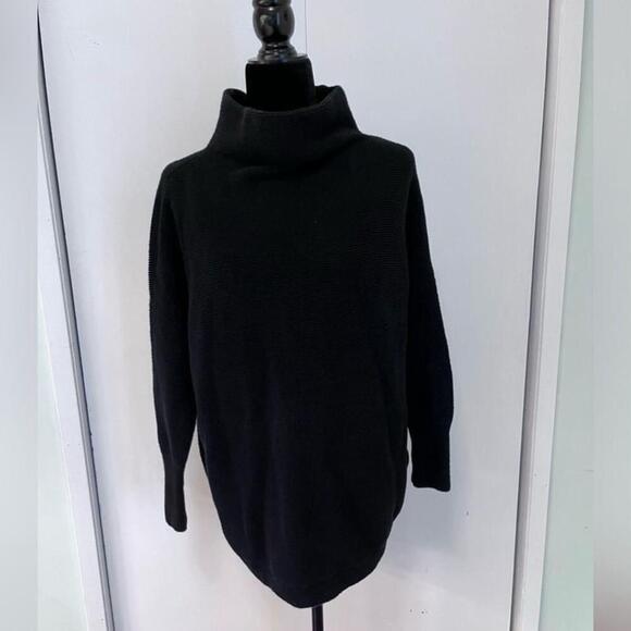 Free People Ottoman Slouchy Tunic Sweater - Black - Picture 3 of 9